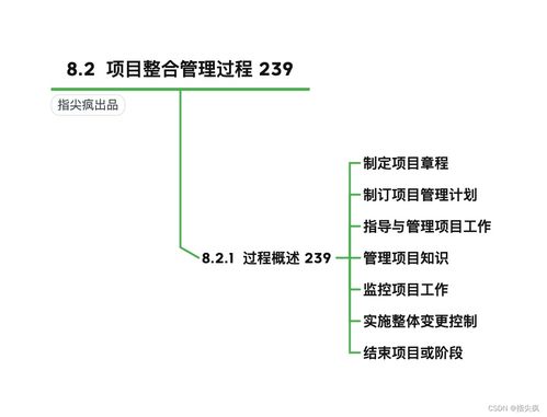 第8章项目整合管理 软考高项信息系统项目管理师 教程伴读脑图